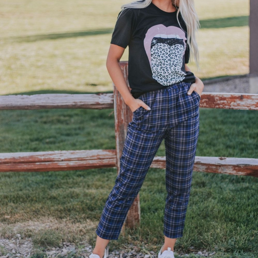 plaid pants- roolee